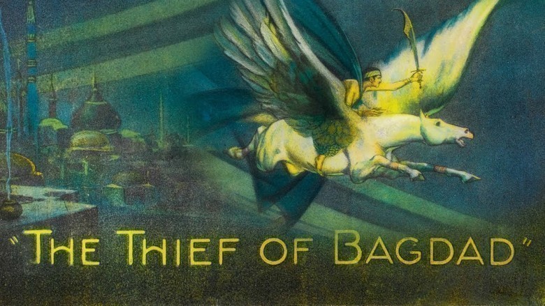 (1924) İlk döneme ait ve savurganca yapılmış, Kılıçların gösterişle sallandığı bir macera fantezi olan Bağdat Hırsızı'nda başroldeki Douglas Fairbanks'in yanı sıra binlerce oyuncu rol alır.